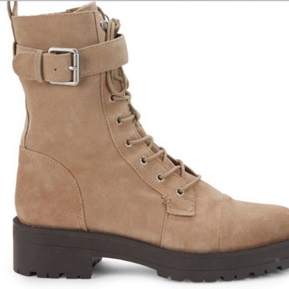 Sam Edelman Shoes - Sam Edelman  junip tan suede lug sole combat boots